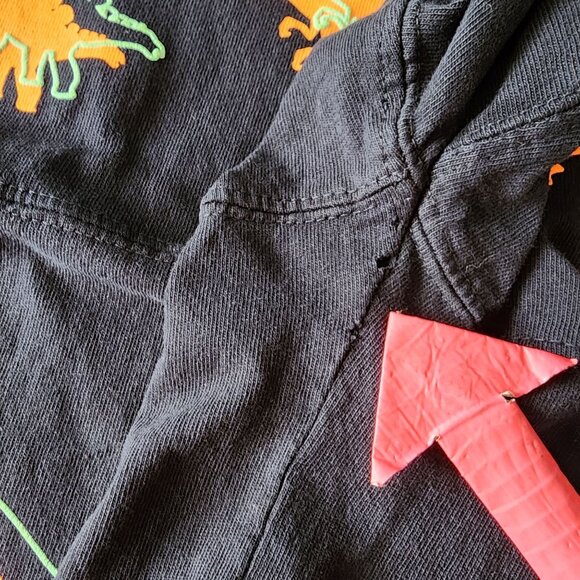 Disney Spirt Jersey Child Small Shirt I Love Dinos Dinosaurs Graphic Navy Blue - Picture 6 of 10